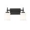 Z-Lite Cadoc 2 Light Vanity, 15in. W x 9in. H, Matte Black 622-2V-MB - alternate 5